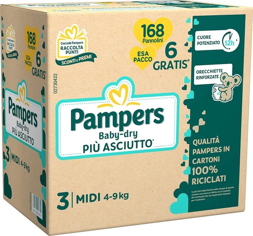 Pampers esa baby dry - esa, 168