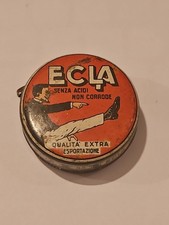 Scatola di Latta Vintage ECLA' Crema per Calzature 1920