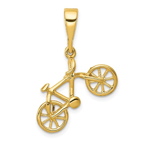 Ciondolo bicicletta oro - , giallo