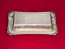 Piatto burro argento sterling