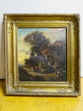Grande quadro olio su tela con