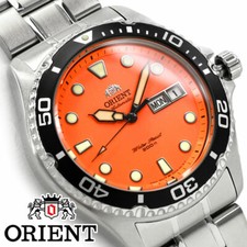 Orient Ray II Orologio Uomo Automatico Meccanico WR 200MT In Acciaio FAA02006M9