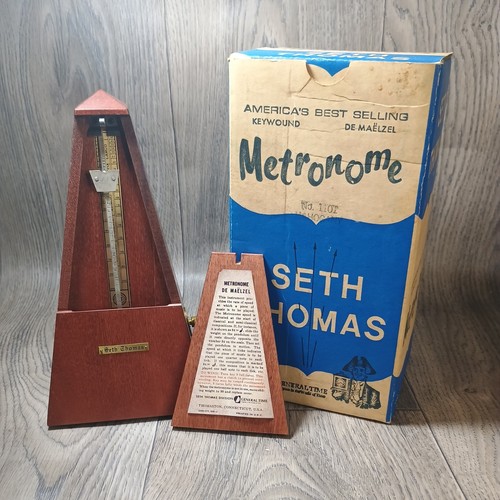 Vintage seth thomas - seth, metronomo