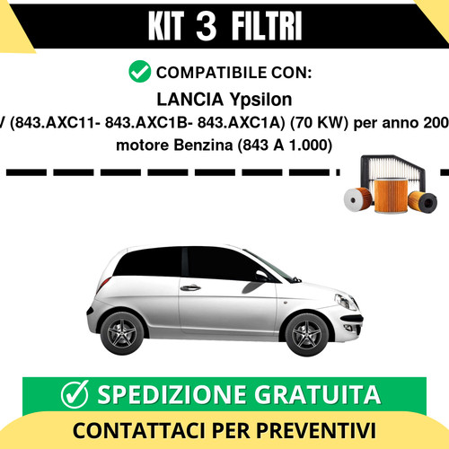 Kit filtri tagliando per - 3,