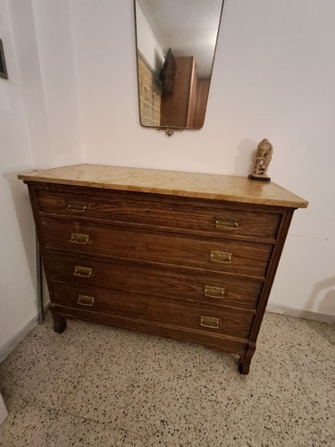 Comò antico legno con - comò,