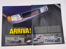 Clipping Ritaglio Articolo 1984 Arriva Ammiraglia Lancia Salone di Torino