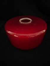 Ricambio Tazza/Paralume vetro lampadario Rosso Rubino/Vistosi-Murano H. 12 Cm