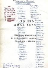 TRIBUNA ARALDICA ANNO XXV N. 2