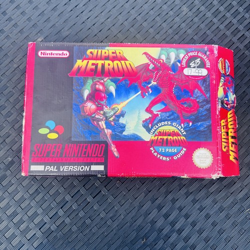Super metroid nintendo snes - super,