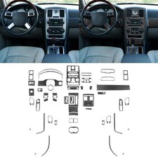 80Pcs Real Carbon Interior