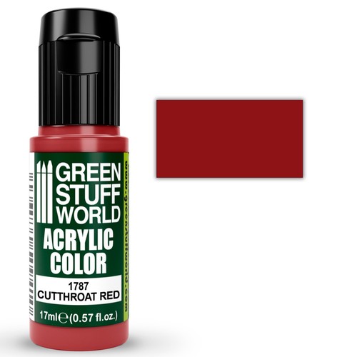 Colori acrilici cutthroat red - colori,