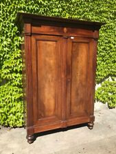 Armadio Luigi Filippo in Noce a  2 Ante - Restaurato (in corso d'opera)
