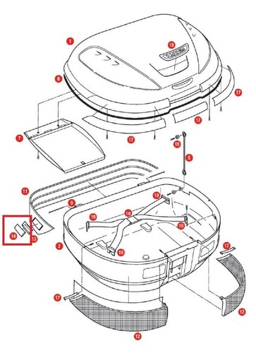 Z286 givi vetrino piastrina - z286,