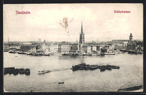 Stoccolma veduta del - del, luogo