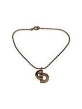 Bracciale Dior Christian con logo CD placcato oro da donna