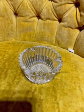 RCR Royal Crystal Rock 24% Piombo Italia Posacenere Tondo 4”x2” con Etichetta Alimenti Bar