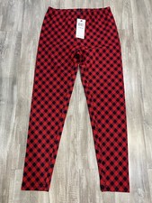 Polo Ralph Lauren bambina leggings natalizi festa rosso scegli taglie