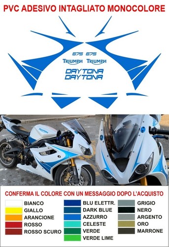 Kit adesivi triumph daytona - kit,