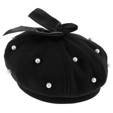  Beret Hat Pearl Cap Beanie