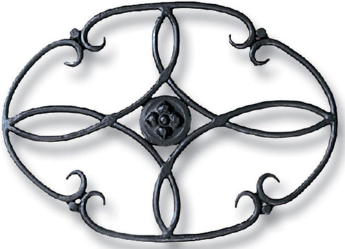 Wrought iron trivet clover - trivet,,