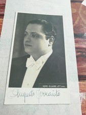 Augusto Ferrauto Tenore foto bianco nero con autografo - Foto Lauro Napoli
