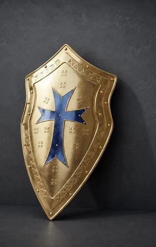 Scudo medievale oro