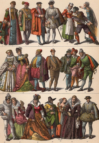 Costume francese tubo tronco - costume,
