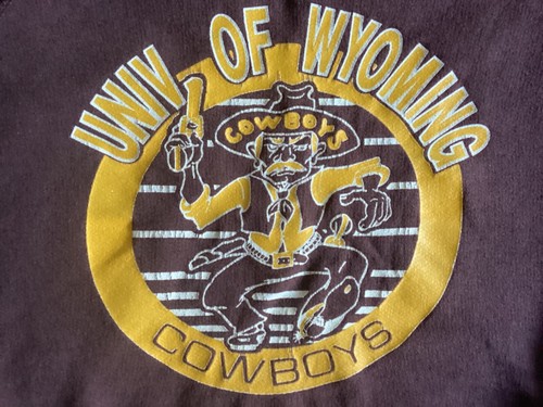 Wyoming cowboys vintage trench - vintage,