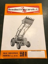 BENDINI FRASCAROLI & C. MODENA-PUBBLICITARIO VINTAGE EPOCA PALA CARICATRICE 559R