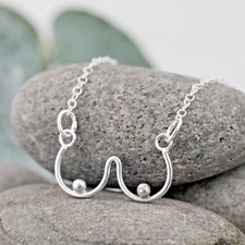 Collana tette argento sterling