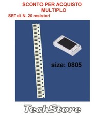 SET di 20 Resistenze SMD size