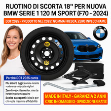 Cosa Aspetti? 🛞Kit Ruotino Scorta BMW F70 18 M-Sport Cric Chiave Sacca Scontato