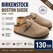 Birkenstock Boston Suede Taupe