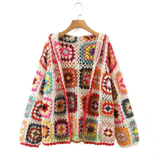 Cardigan all uncinetto granny - cardigan,