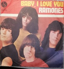 "RAMONES 7"" BABY I LOVE YOU ITALY ORIG 1980 !!"