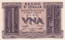 A4 - Regno D'Italia - 1 Lira