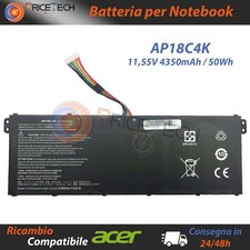 Batteria compatibile ACER AP18C4K AP18C8K AP19B8K KT00304013 KT0030G022 AP18C4K