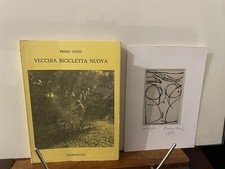 Vecchia bicicletta nuova Primo Conti Scheiwiller 1980 autografato con acquaforte