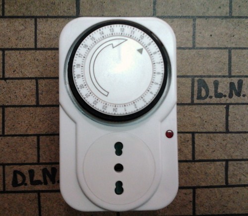 Spina presa timer ore - presa, 24