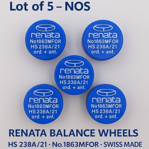 Lot renata balance wheels - renata,