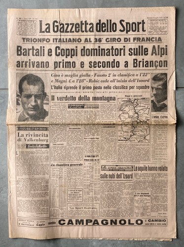 Bartali coppi gazzetta - coppi,