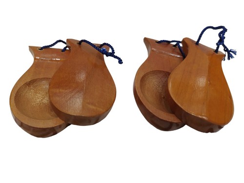 Castagnette nacchere legno - castagnette,