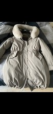 Woolrich originale donna colore grigio con pelo