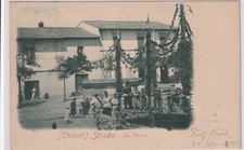 FI963 - STRADA IN CHIANTI - LA PIAZZA - ANIMATA E MOLTO BELLA - V.1901 - PF