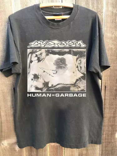 Shirt dystopia human garbage - t-shirt,