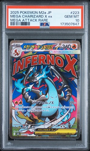 Psa10 mega charizard - mega,
