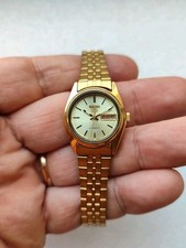Seiko 5 Automatic day-date  inox goldplated Lady in perfette cobdizioni