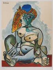 Pablo PICASSO : Femme nue au