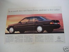 advertising Pubblicità 1991 MERCEDES BENZ 190 E