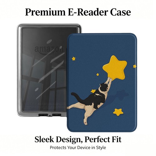Cat star print case - cat,